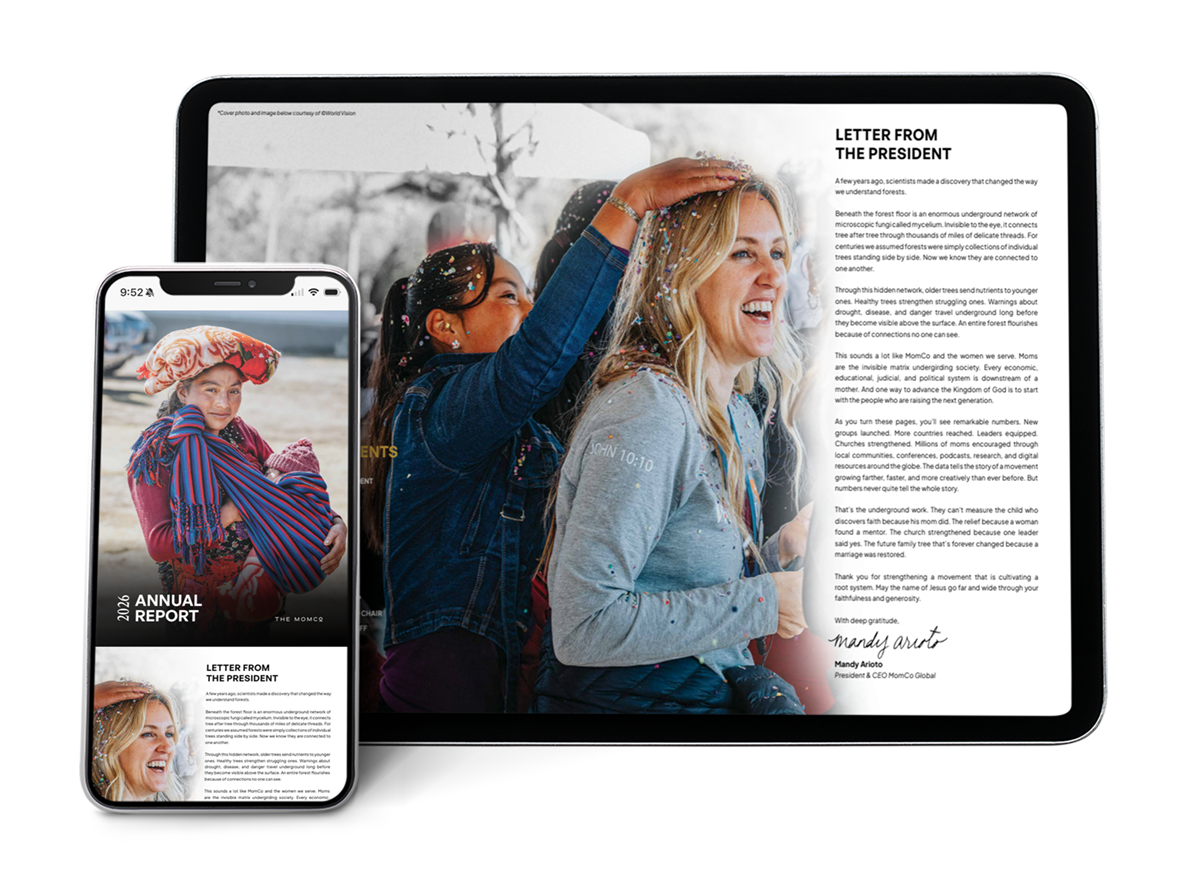 Preview of the 24-25 Annual Report on an ipad and iphone
